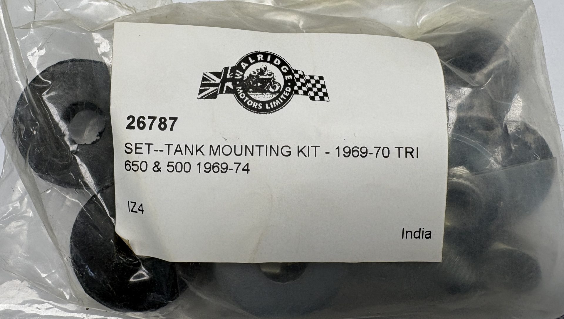 KIT--GASTANK MOUNTING HARDWARE KIT - 1969-70 TRI 650 500 - N - Image 2