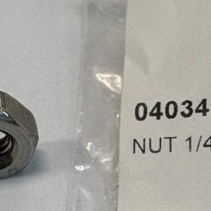 NUT 1/4" CEI CYCLE THREAD NUT - N - (STAINLESS AVAIL 04034S/S)
