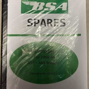 PUBLICATION:  WORKSHOP MANUAL - 1966-68 BSA A50 A65 MODELS