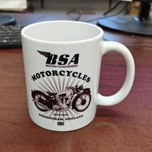 MUG - BSA - BSA MOTORCYCLE - BLACK AND WHITE
